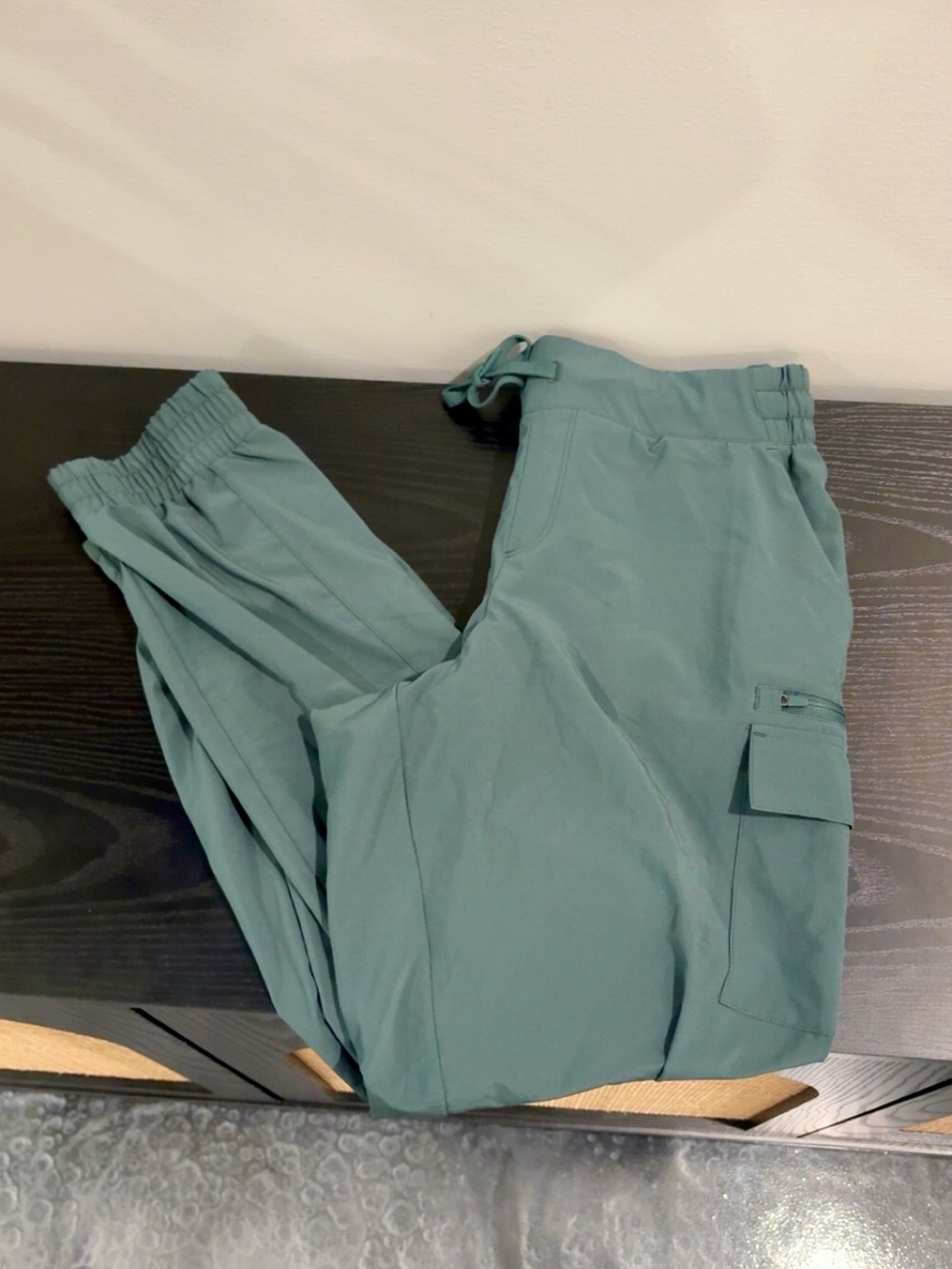 Women’s Lightweight Cargo Jogger Pants - Teal xxl